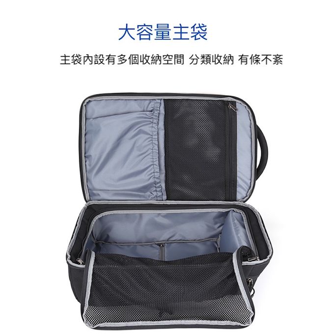 Heine 海恩 - Prowell 電腦包 筆電包 輕旅行後背包 旅行包 手提後背兩用包 (WIN-53167)-藍色-0.9kgs