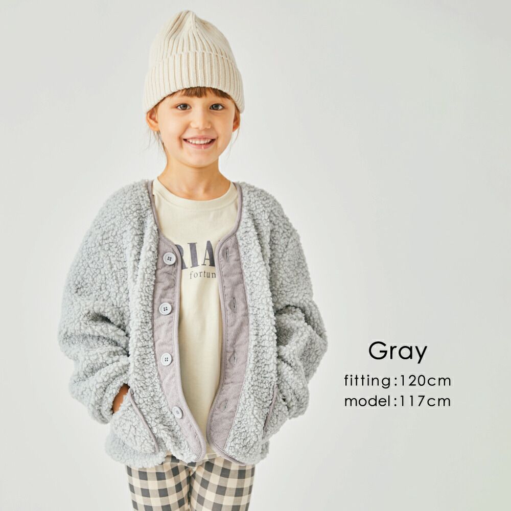 日本 evercloset - 泰迪熊溫暖蓬鬆鈕扣外套-粉紅