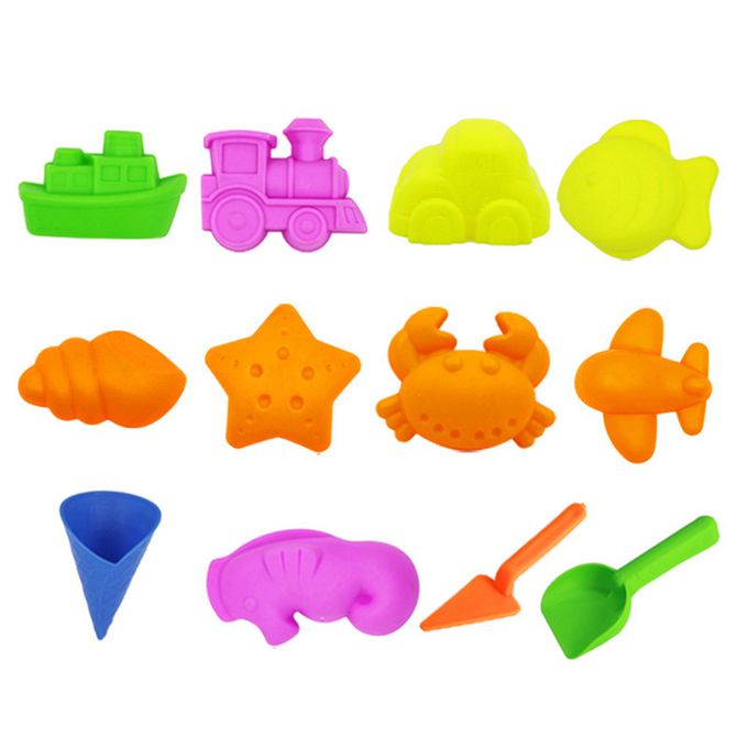 Vanibaby - 玩沙玩具 沙灘推車12件組