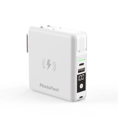 MUTICharge 五合一行動電源 10000mAh 磁吸無線充 PD快充 10000mAh-東京白
