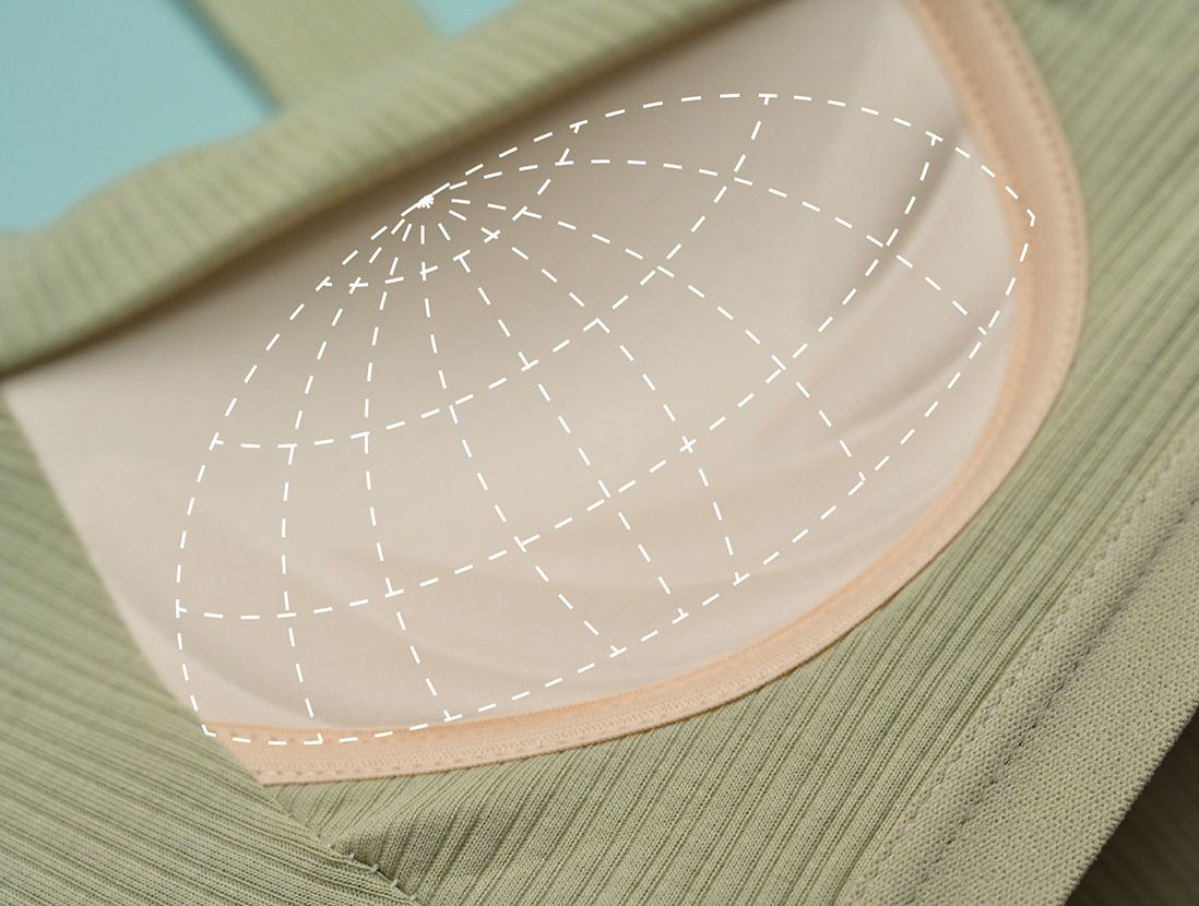 一體式 Bra Top 罩杯式上衣