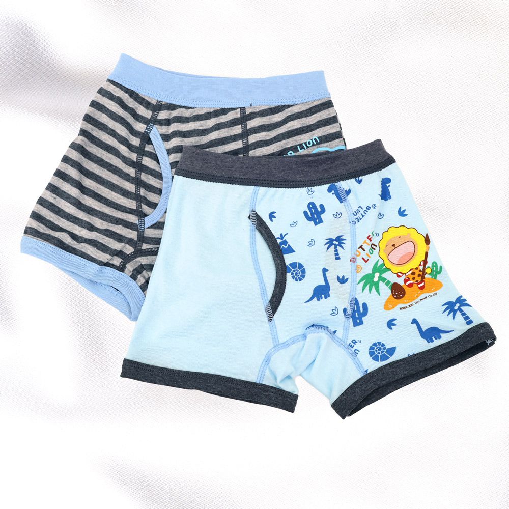 2件組-奶油獅恐龍篇男童內褲-四角款-顏色隨機2件