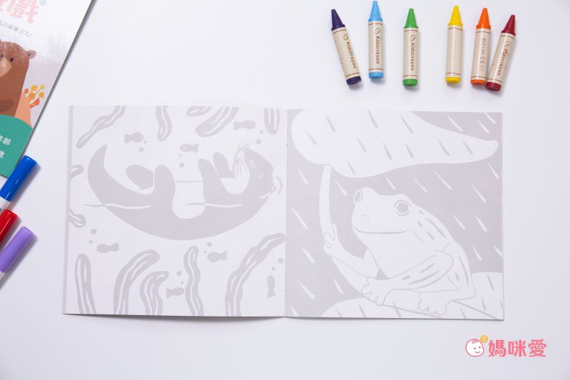 獨家！重複撕貼不傷牆【台灣 kidzcrayon】創意透光描圖貼紙