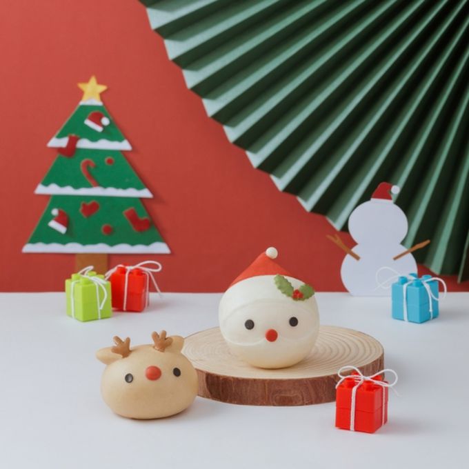 兔比媽咪廚房 - 聖誕節｜ 老公公鮮奶饅頭(1Y+)-40g