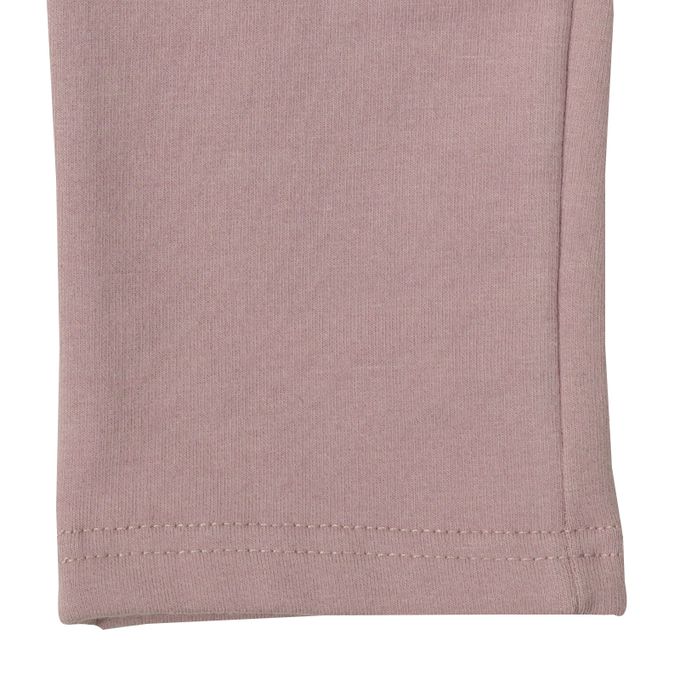 akachan honpo - 10分長經典褲 裏起毛-一般合身款-粉紅色