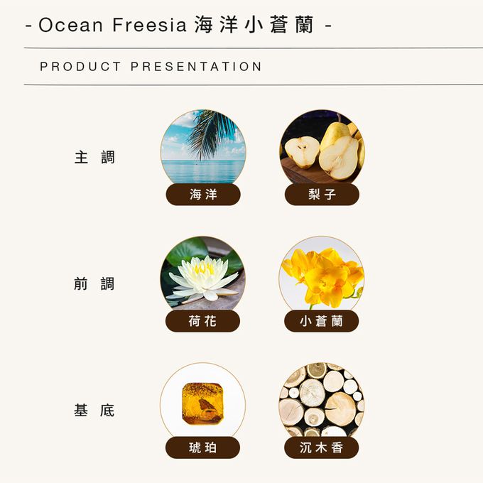 美國 P.F. CANDLE CO. - 手工香氛蠟燭-海洋小蒼蘭-7.2oz