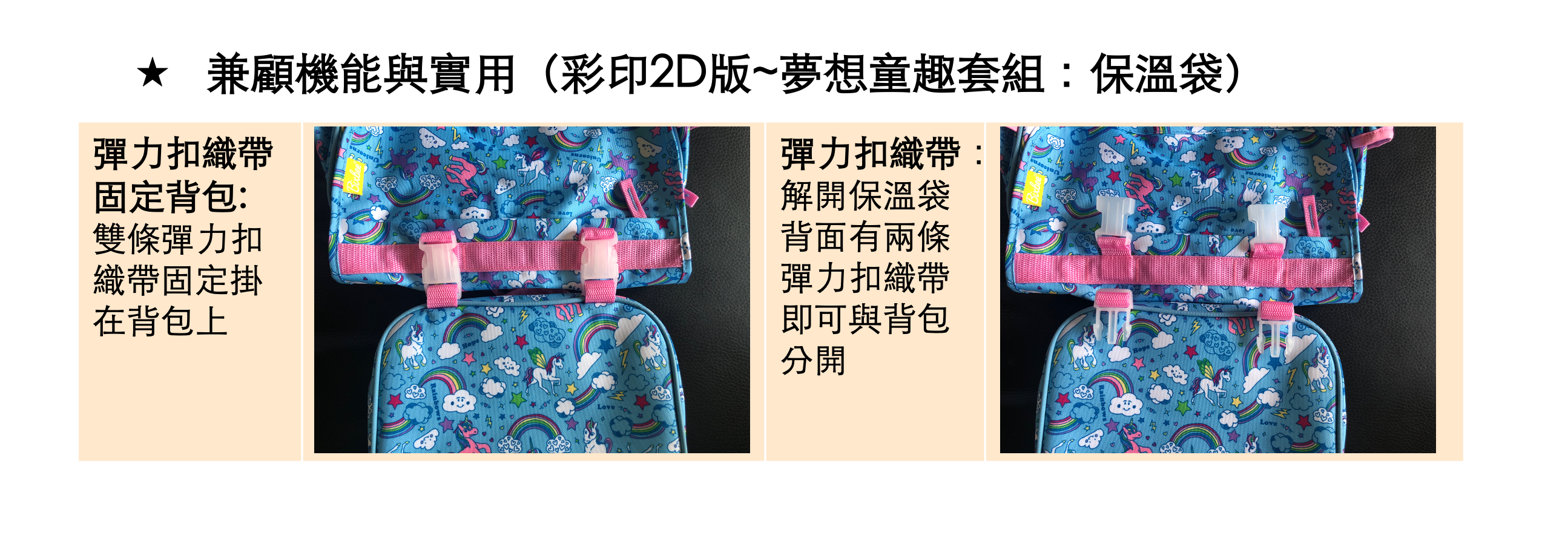 Bixbee - 夢想童趣系列-奇幻太空背包手提保溫袋套組 (32*25*10cm)