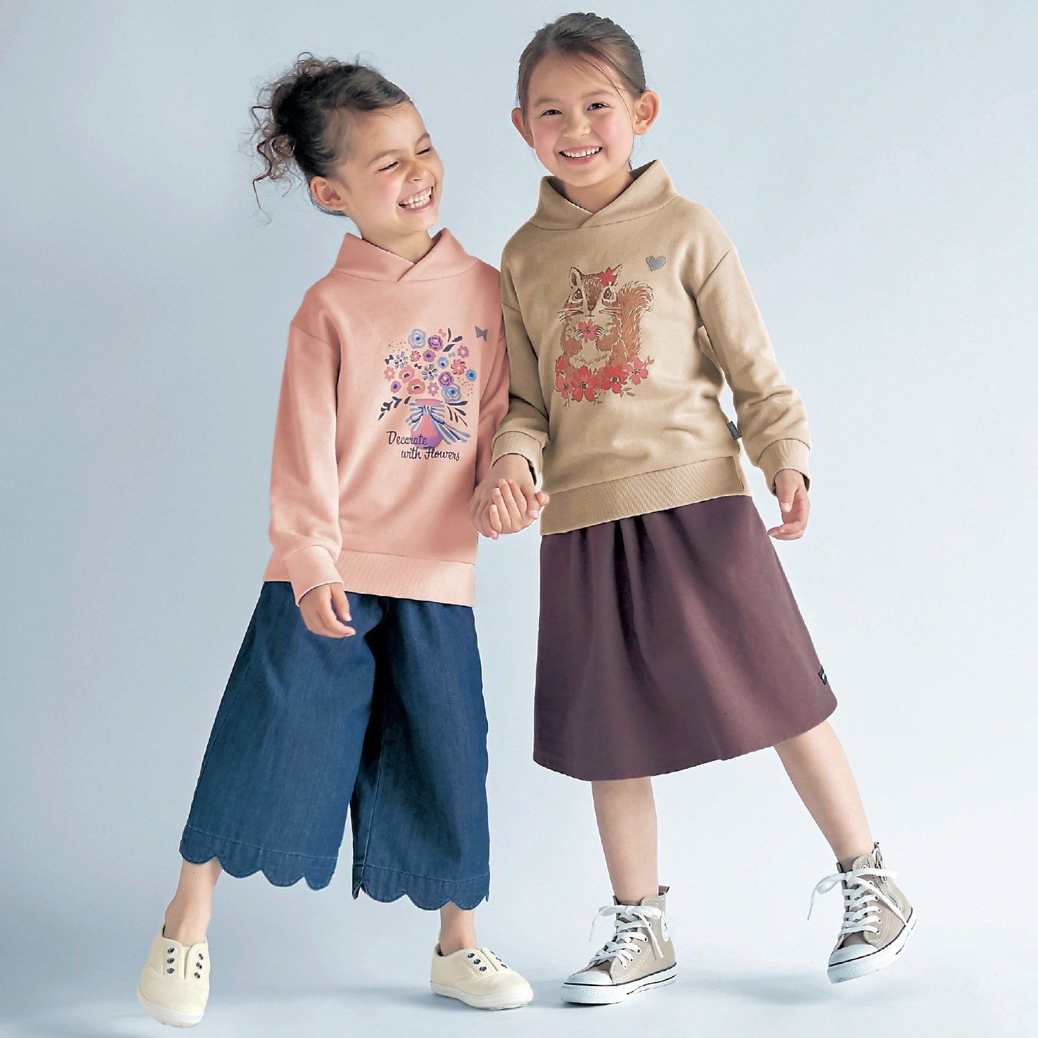 日本千趣會 - GITA 純棉裏毛立領長袖上衣-飾品-紫