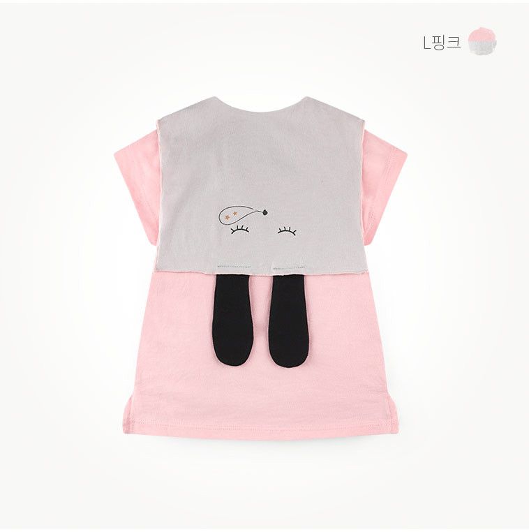 韓國 milk mile - 兔耳朵造型寬褲套裝