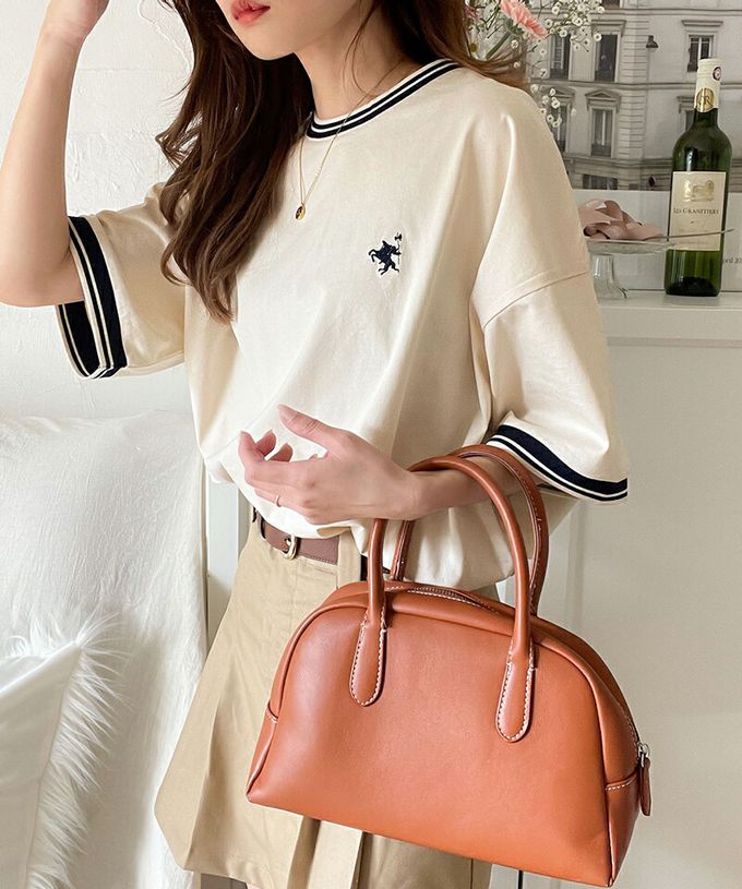 日本 Classical Elf - Java 100%天竺棉 刺繡舒適短袖上衣-白