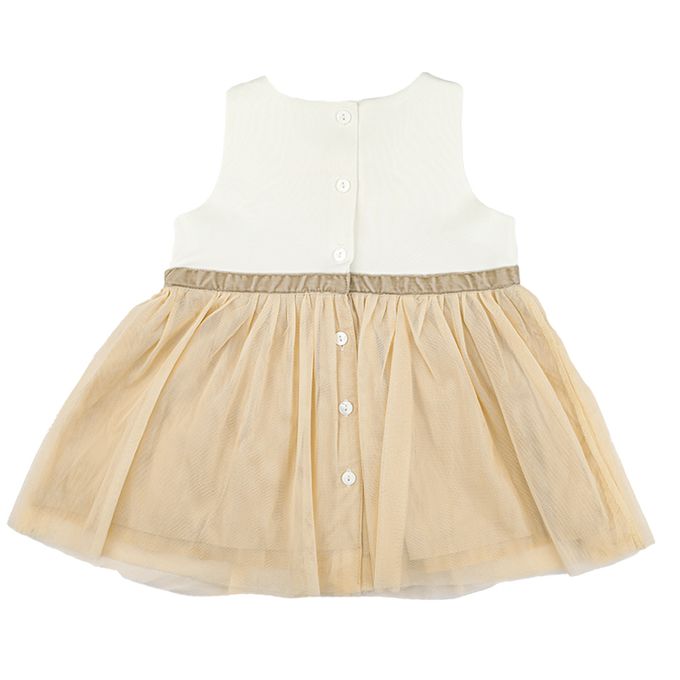 akachan honpo - 洋裝 薄紗&蕾絲-粉紅色