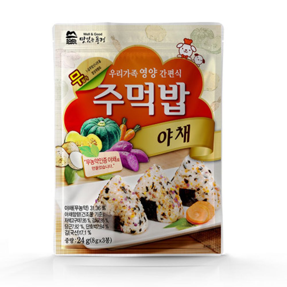 韓國美味風景 - 海苔粉-蔬菜口味-效期到2023-11-01-24g