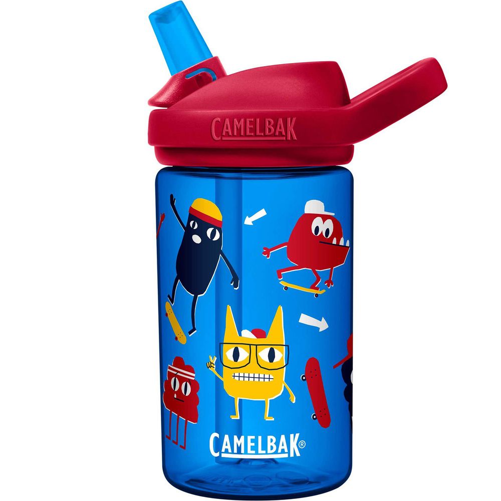 CamelBak - EDDY+ 兒童吸管運動水瓶-滑板怪獸 (400ml)-145g