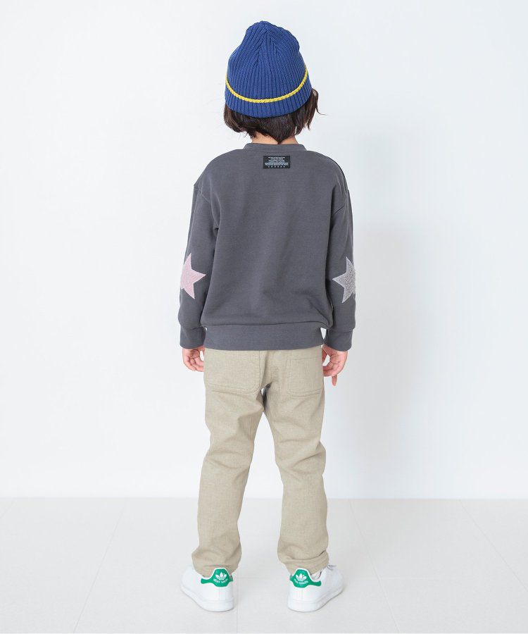 日本 BREEZE - 內刷毛輕量彈力直筒長褲-酒紅