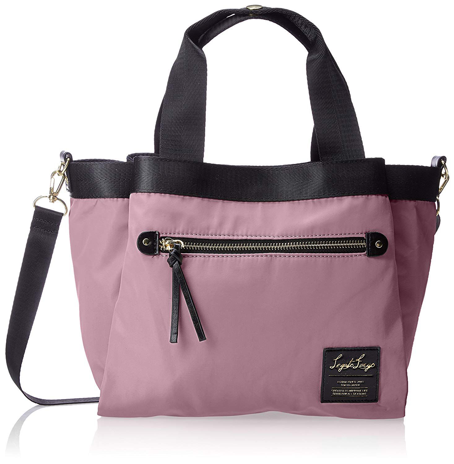 日本 Legato Largo - 高密度尼龍兩用托特包 10POCKET-LV薰衣紫 (35x22x17cm)