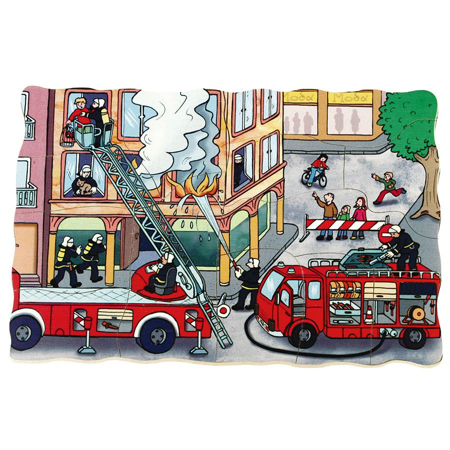 Beleduc - 多層拼圖-救火