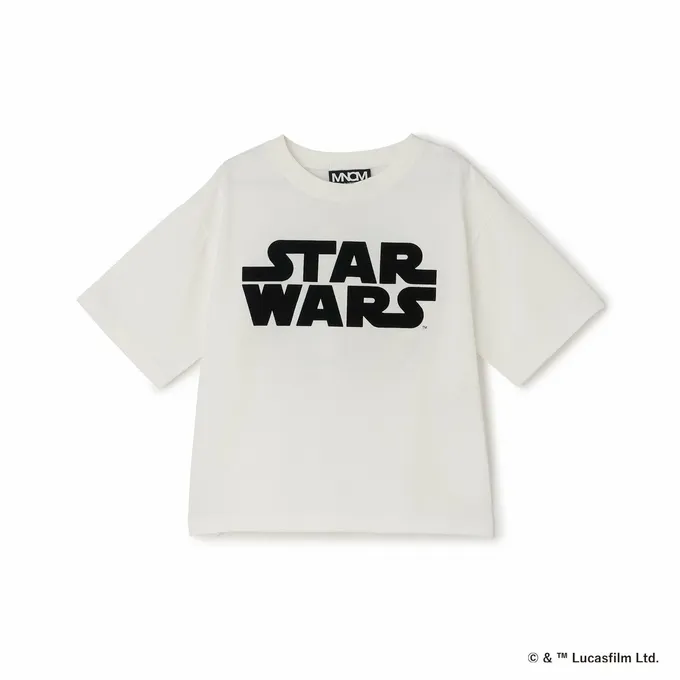 日本 b-ROOM - 限量星際聯名 防污速乾印花短袖上衣-STAR WARS-淺灰綠