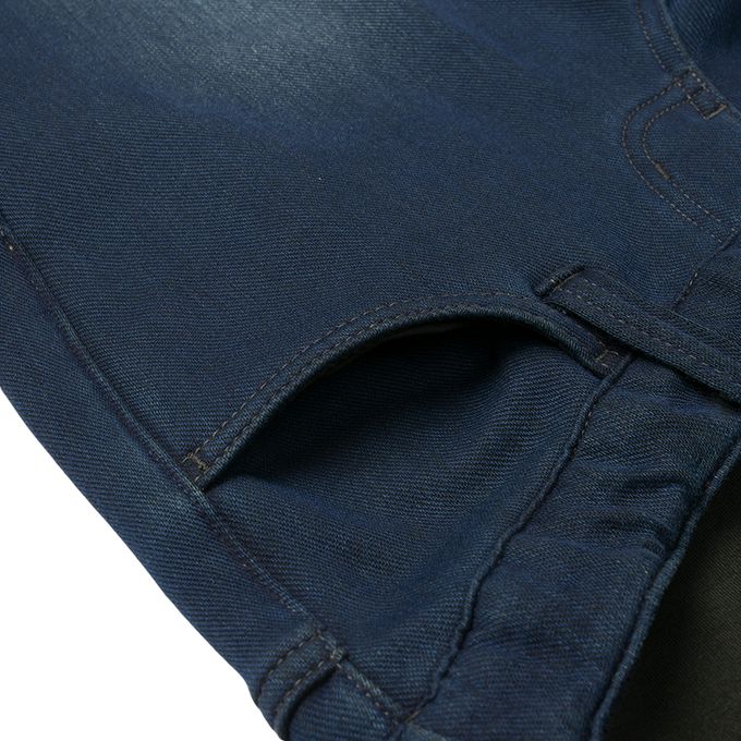 akachan honpo - 柔軟褲（內裡天鵝絨）-深藍色