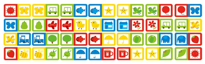 双美生活文創 - 動動小手動動腦：邏輯接龍遊戲-內附28張雙面接龍卡片【加厚／圓角】