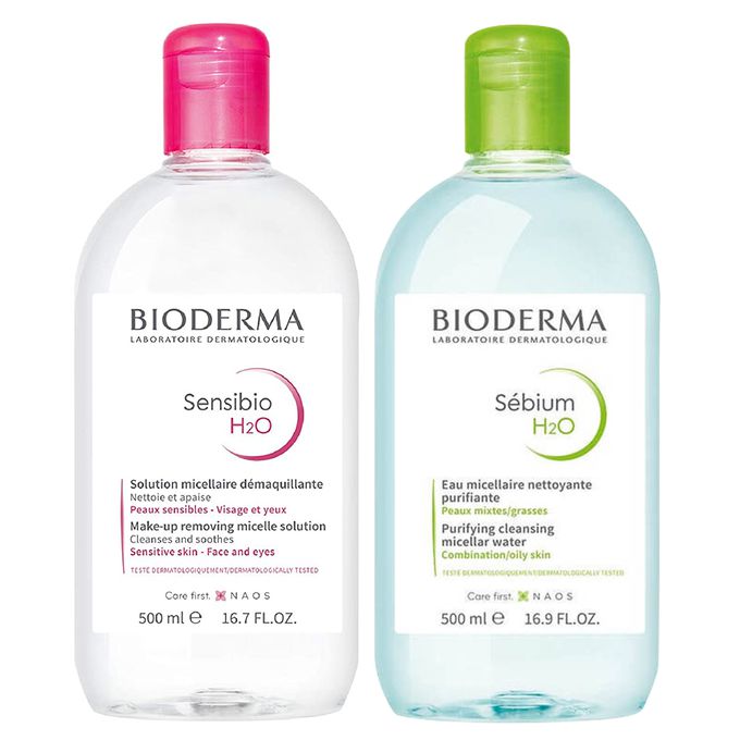 BIODERMA 貝膚黛瑪 - 潔膚液500ml #粉