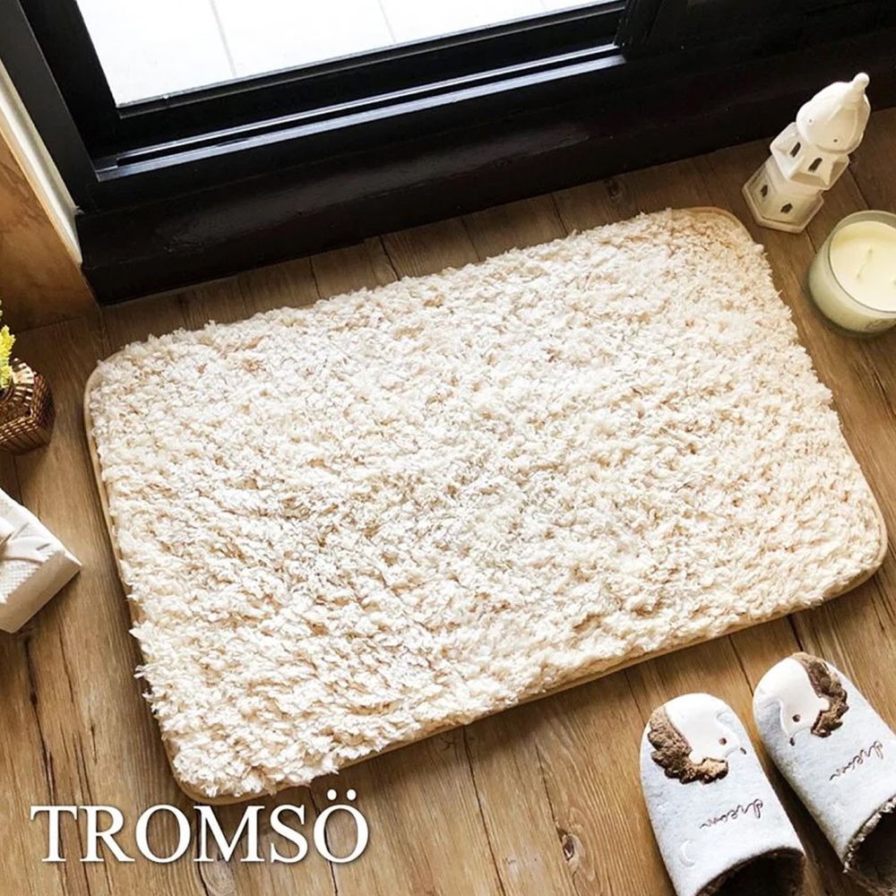 TROMSO - 北歐風尚小羊絨吸水地墊-綿羊白-80x50公分
