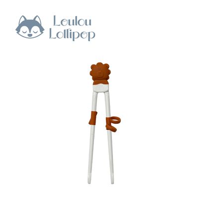 Loulou Lollipop - 動物造型 兒童學習筷-勇敢萊恩