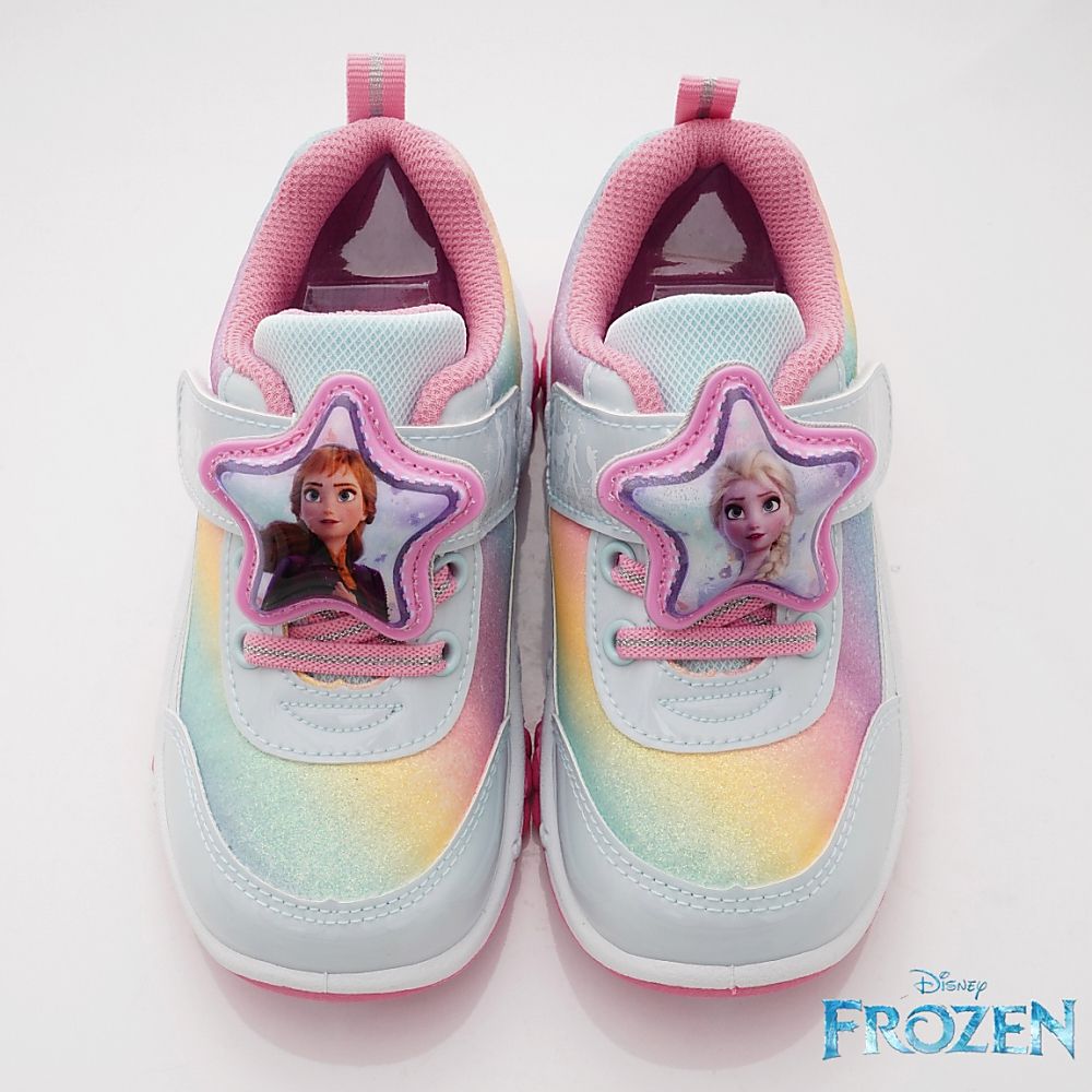 冰雪奇緣 - 台灣製冰雪奇緣電燈運動鞋(中小童段)-運動鞋-湖水藍