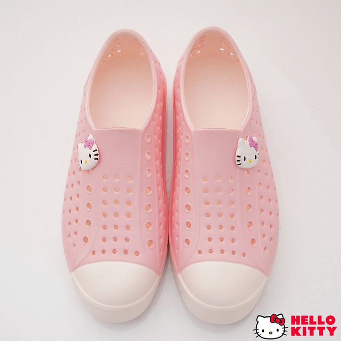 HELLO KITTY - HELLO KITTY-洞洞休閒便鞋-823638粉(中大童段)-休閒鞋-粉