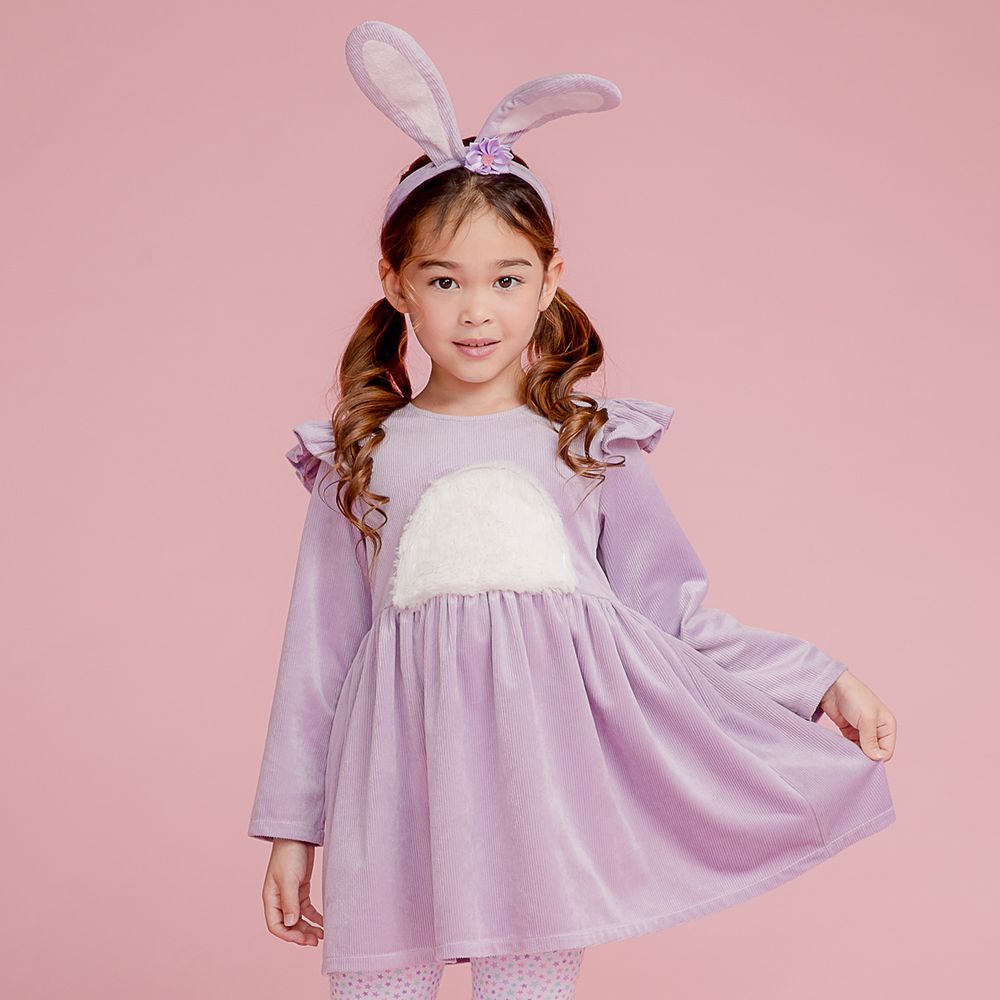 Love, Charlotte - 小兔子洋裝-兔子造型洋裝-內含洋裝+頭箍+內搭褲