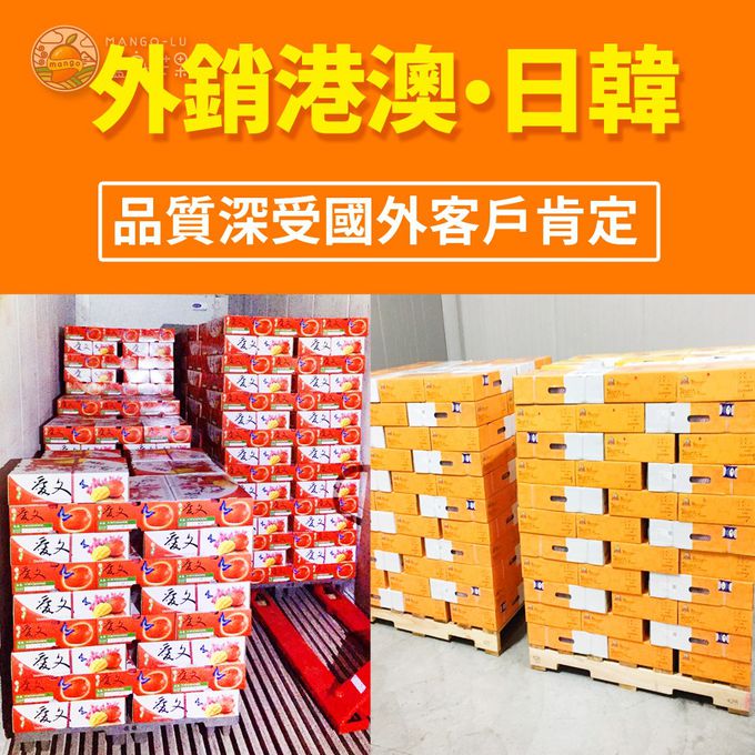 枋山盧家芒果 - 愛文芒果禮盒-本品牌-御用級2.5公斤(7粒裝)