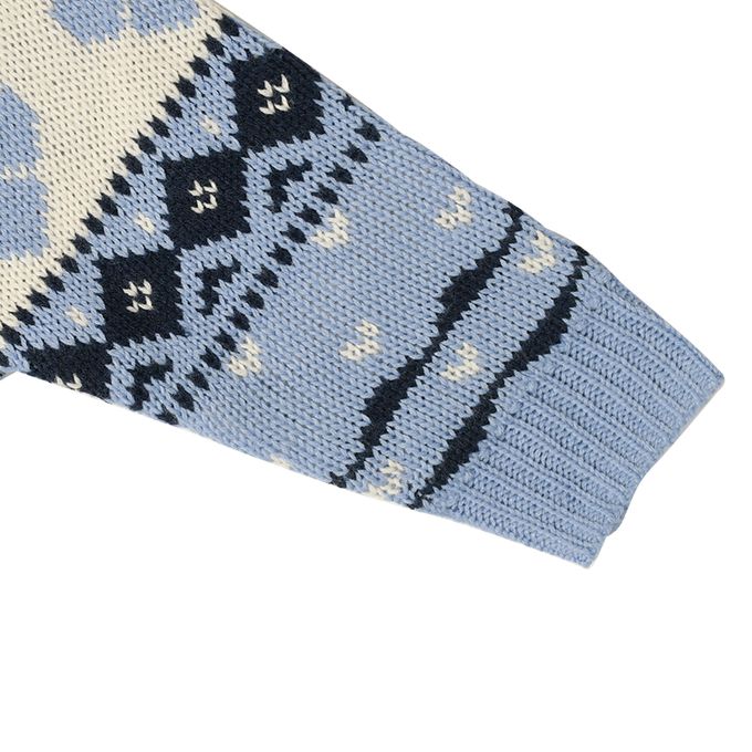 akachan honpo - 針織洋裝-淺藍色