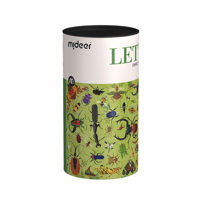 MiDeer - 圓筒百科拼圖-昆蟲世界(126片)