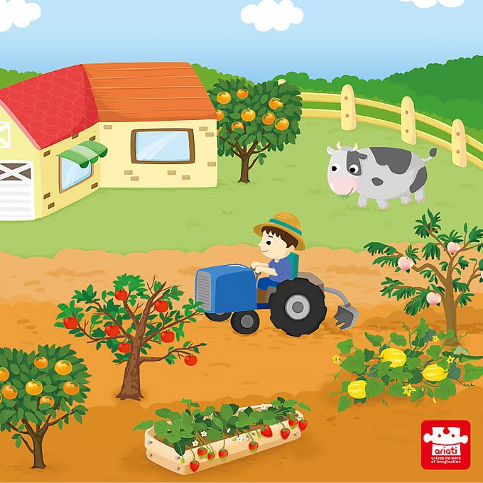 韓國 Ariati - 迷您磁性貼-果園