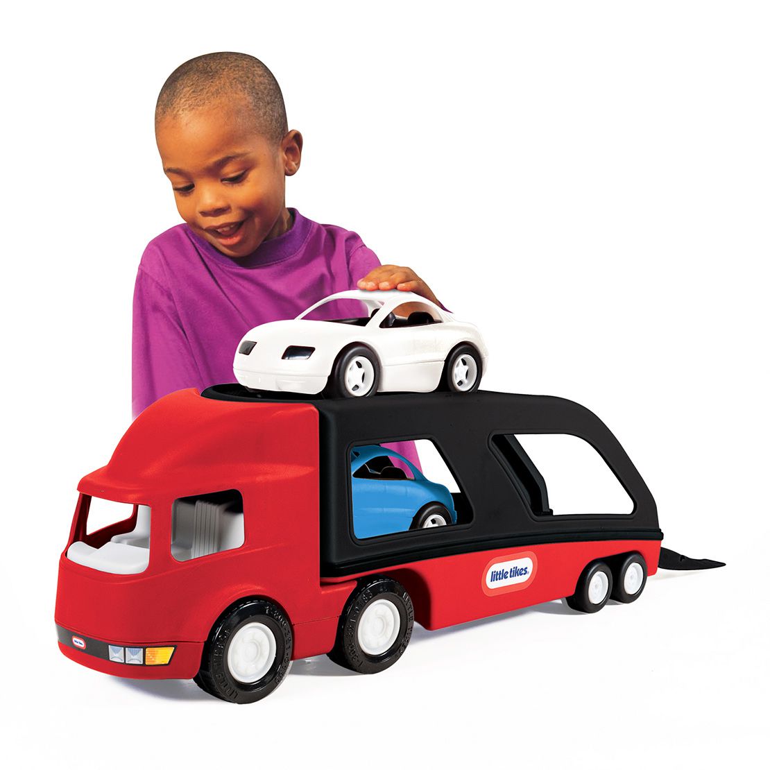 美國 Little Tikes - 運輸卡車-火焰紅