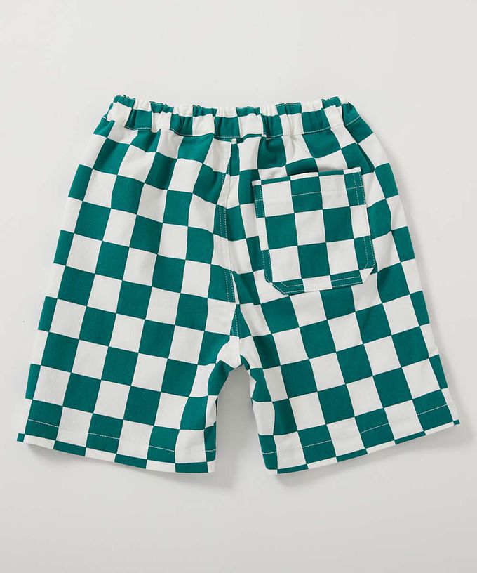 日本 devirock - [熱銷]超彈力印花短褲-斑馬紋-淺棕