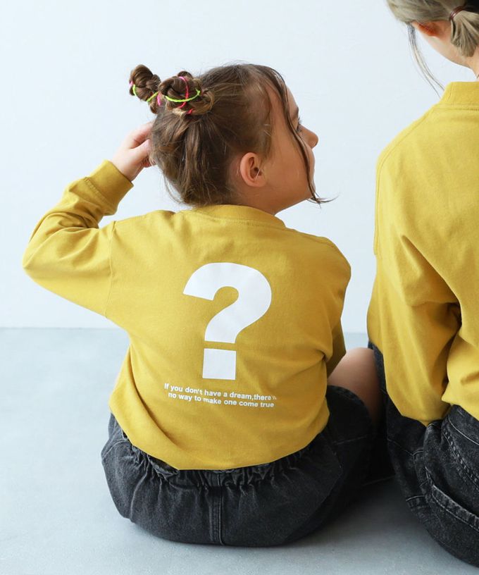 日本 devirock - 100%棉 定番印花長袖T恤-背後薯條-淺灰