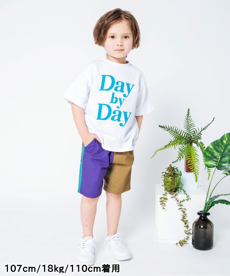 日本 BREEZE - 彩色標籤腰束口休閒短褲-軍綠