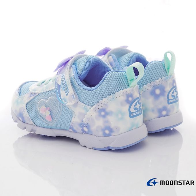 Moonstar日本月星 - 月星LV系列甜心運動款(中大童段)-運動鞋-淺藍