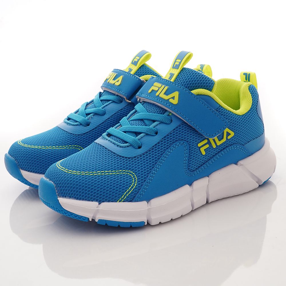 FILA - FILA輕量慢跑運動鞋(中大童段)-運動鞋-藍綠