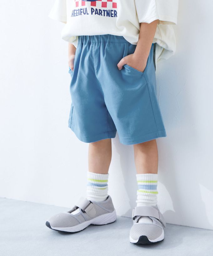 日本 devirock - 超彈力定番色休閒短褲-深灰