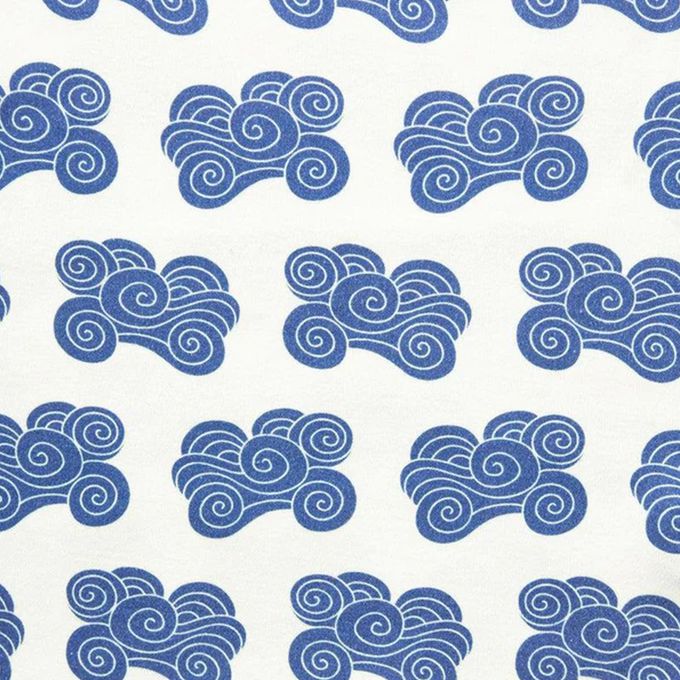 英國 SLEEP NO MORE - 100% 有機棉長袖連身裙-雲朵