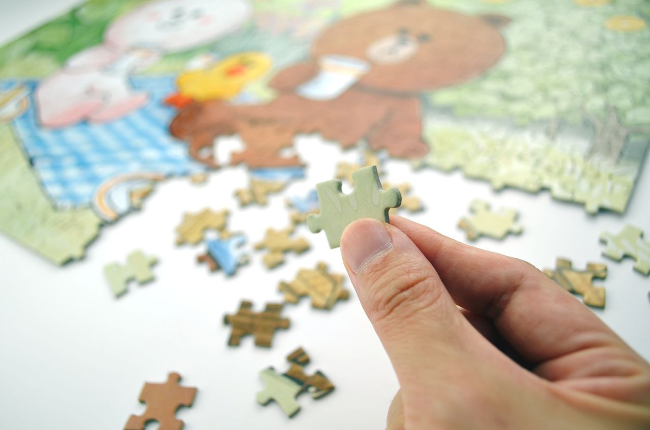 小牛津 - 【LINE FRIENDS系列】歡樂的野餐時光/水彩風童趣主題500片拼圖 (單入)-盒裝共一款