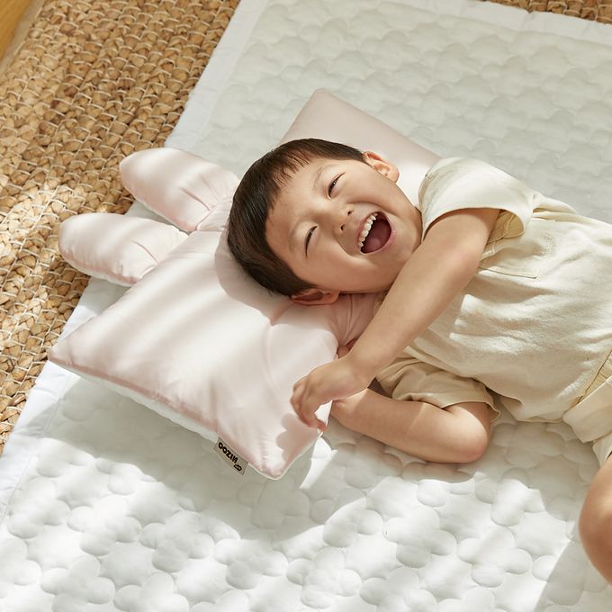 正韓Hello HiZoo - 極度冰涼 Sherbetcool 兒童涼感造型抗菌防蟎雙面枕/涼感枕/護脊/護頸枕-兔耳