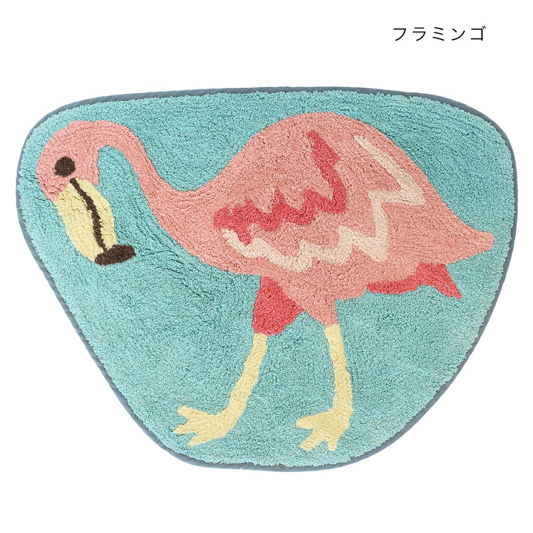 日本 TOMO - 動物系 短絨吸水腳踏墊/地墊-小文鳥 (約65×42cm)