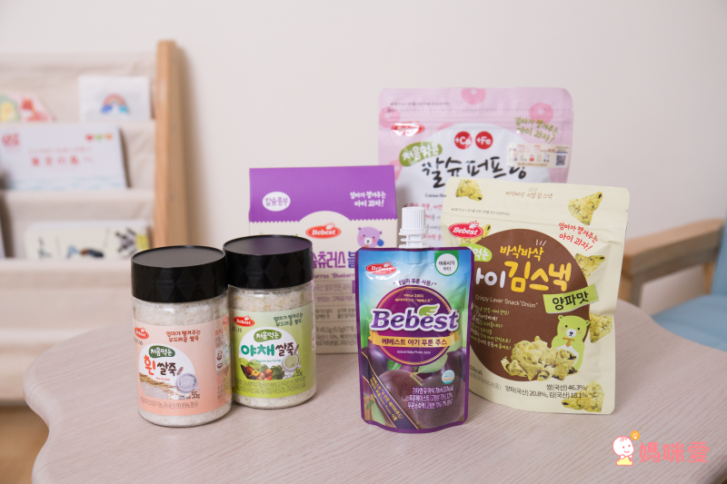 【bebefood寶寶福德 x Bebest貝思】韓國嬰幼兒米餅