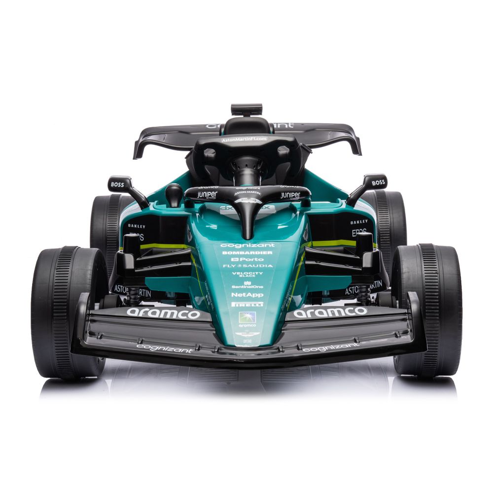 Aston Martin 兒童電動車-F1 賽車 1:4比例 充電跑車-兒童自開版(非遙控)