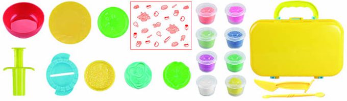 幼福文化 - 忍者兔手提盒小麥黏土：美味食物