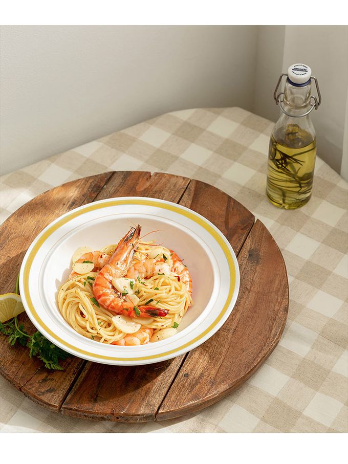 韓國 SSUEIM - RETRO系列極簡ins陶瓷碗盤6件組 (橘色)