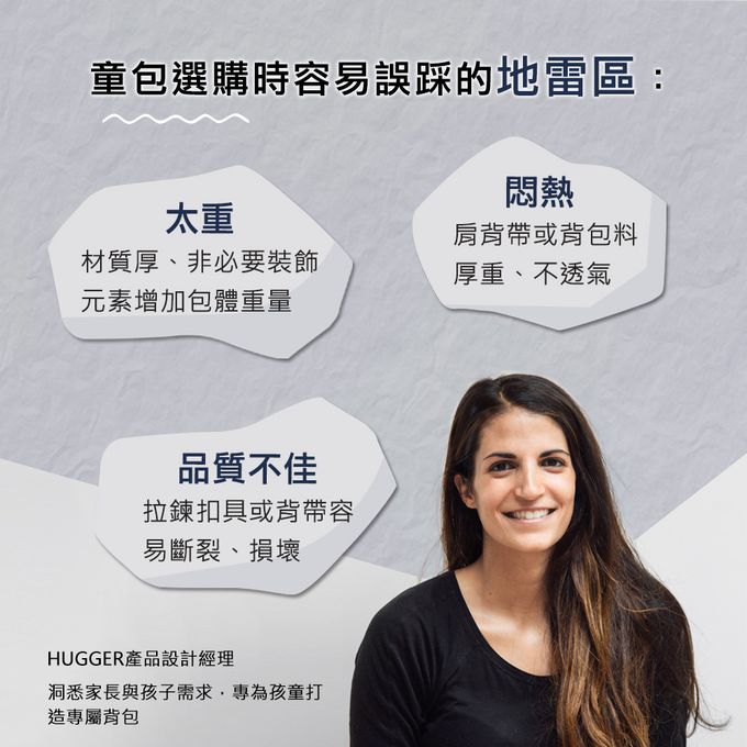 HUGGER - 幼童背包-馬達加斯加-(幼兒園書包-輕量減壓休閒後揹包) (3-7Y -B5尺寸)