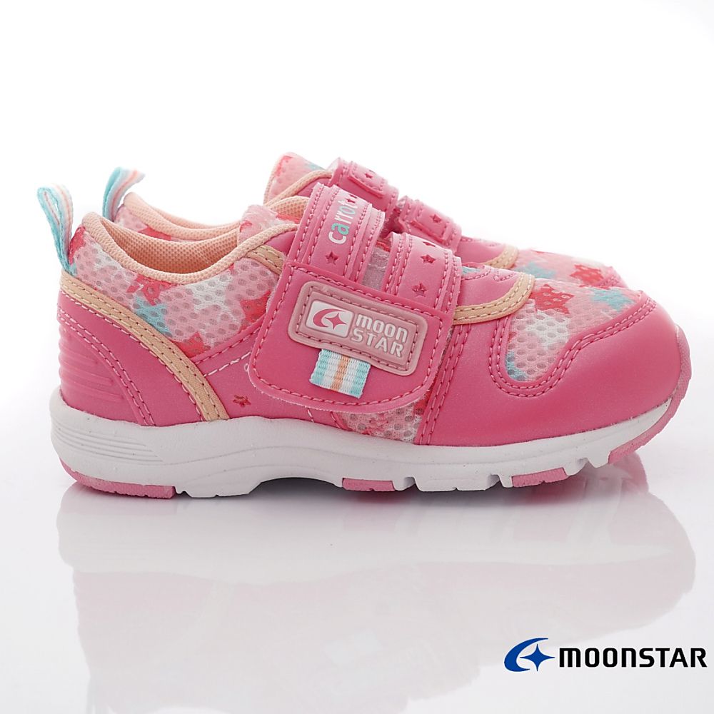Moonstar日本月星 - 月星速乾透氣機能款(中小童段)-運動鞋-玫瑰紅